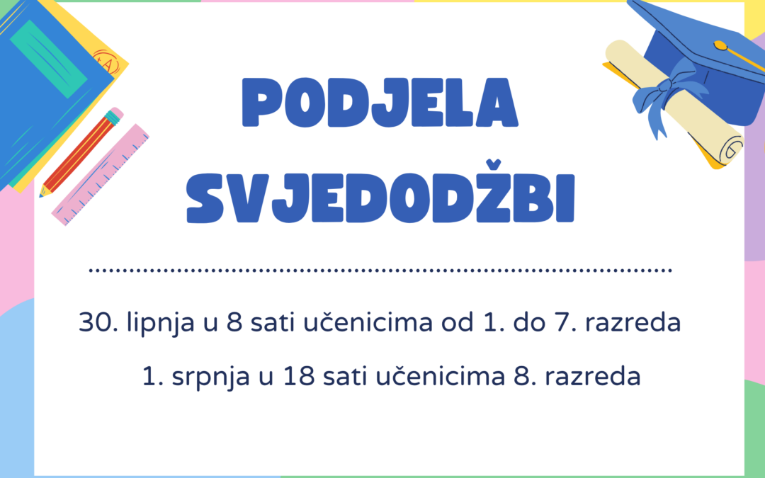 Podjela svjedodžbi