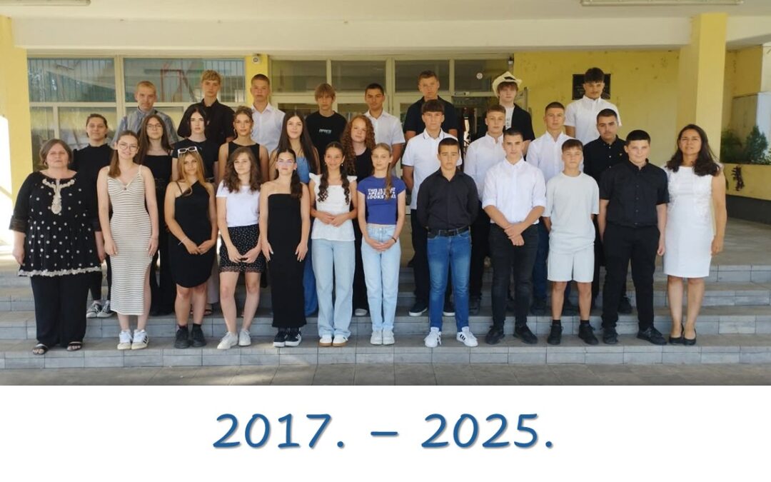 Svečana dodjela svjedodžbi učenicima osmih razreda