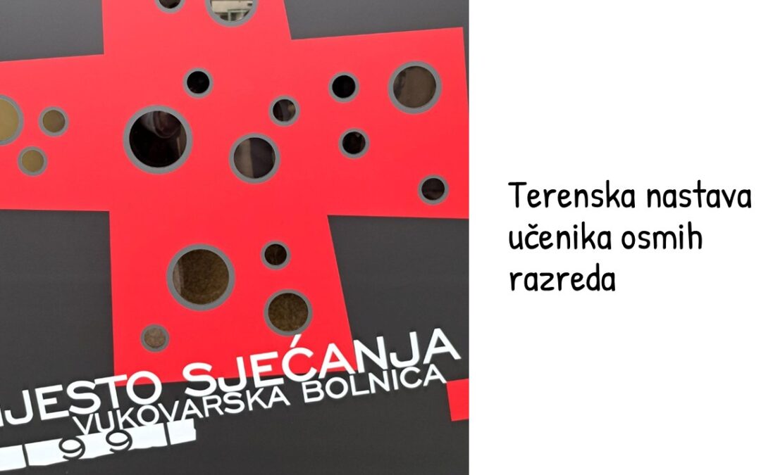 Osmaši na terenskoj nastavi