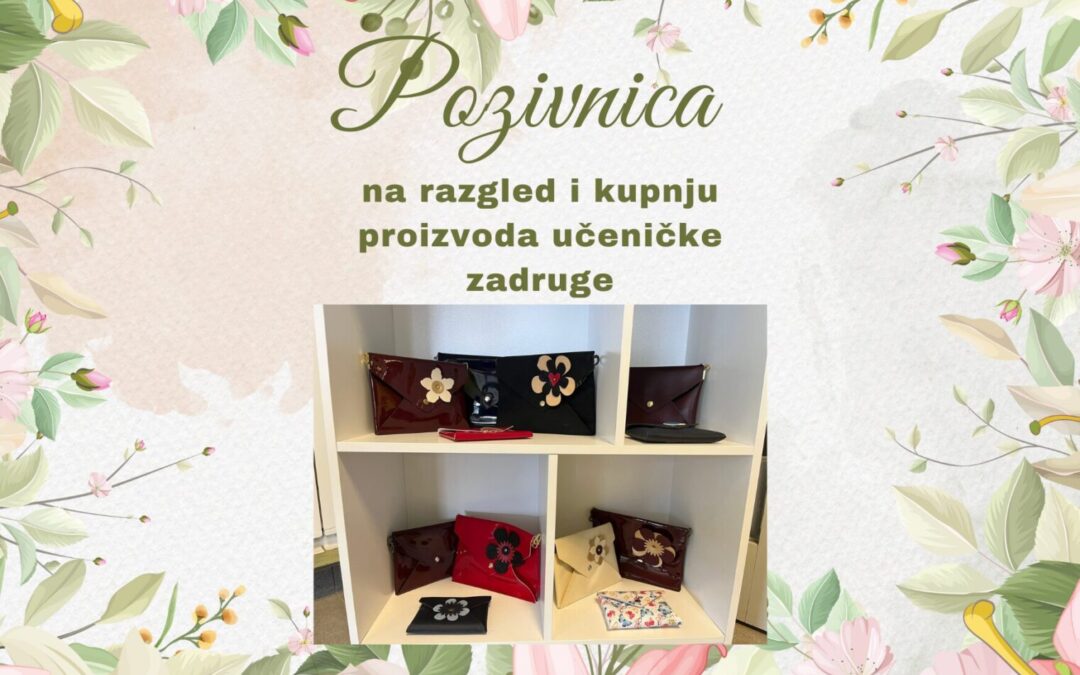 Podržite rad školske zadruge