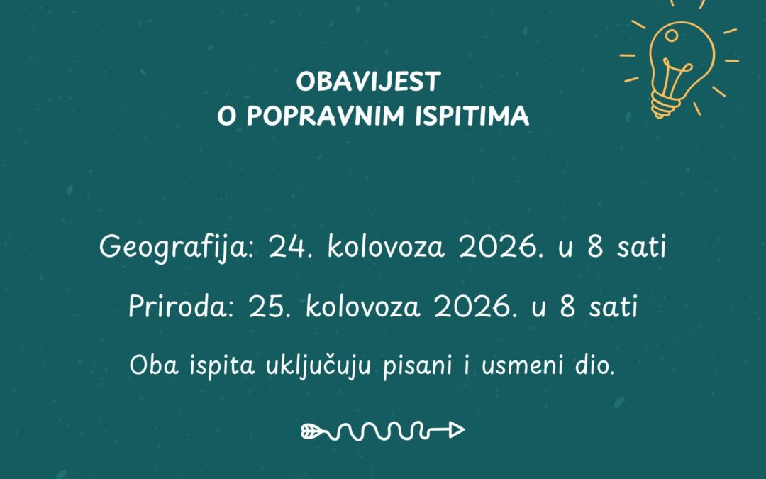 POPRAVNI ISPITI